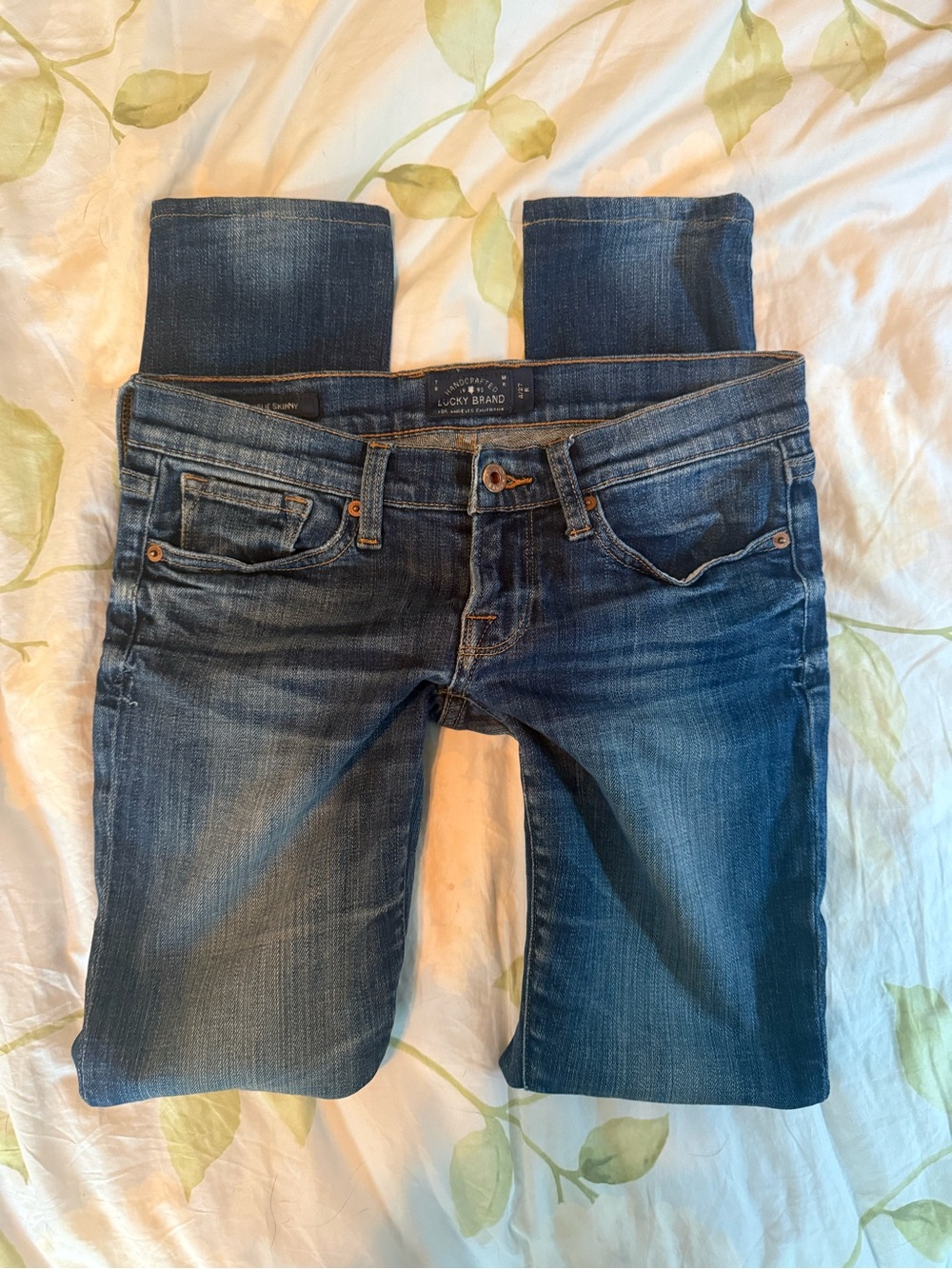 Lucky Brand Women's low-Rise Blue Denim Jeans